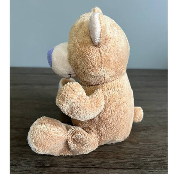 Nuby Tickle Toes Brown Teddy Bear Plush - Picture 2 of 6